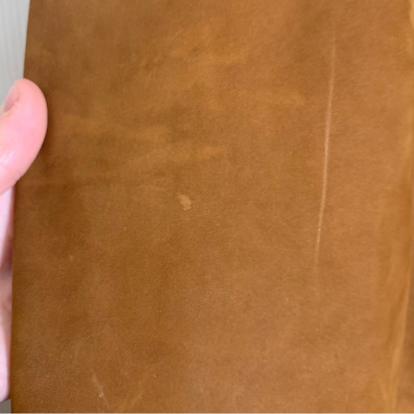 Vince Lamb Leather Wide Leg Cropped Pants - Picture 8 of 11